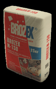 Кладочная смесь высокопрочная М-150 БРИК, Brozex, 25 кг 1уп. 48 шт